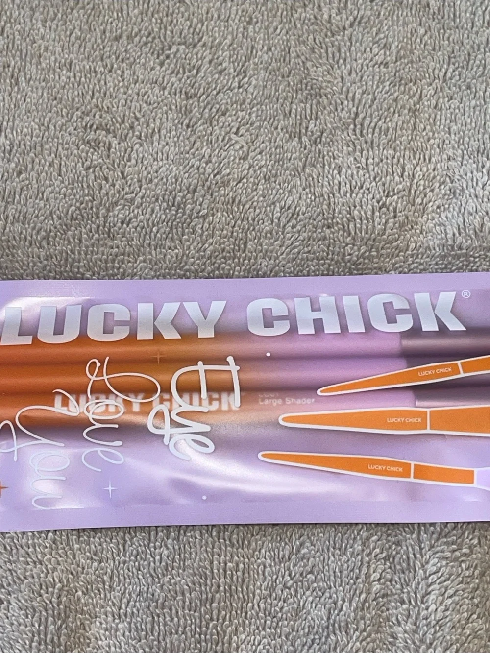 Lucky chick makeup brush set
